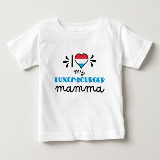 Ich Liebe mein Luxemburger Mamma niedlich Baby T-shirt