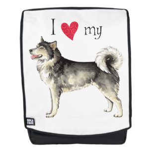 Ich Liebe mein Malemute Rucksack