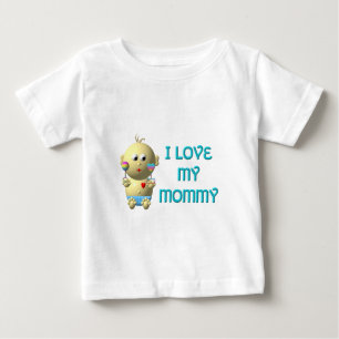 Ich Liebe mein Mami Bouncing Baby mit Herz & Klamo T-shirt