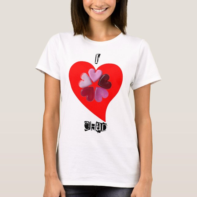 Ich Liebe mein Mann individualisierbares Burnout T T-Shirt (Vorderseite)