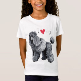 Ich Liebe mein Miniaturpoodle T-Shirt