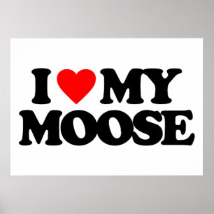 ICH LIEBE MEIN MOOSE POSTER