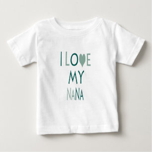 Ich Liebe mein Nana-Kleinkind-T-Shirt Baby T-shirt