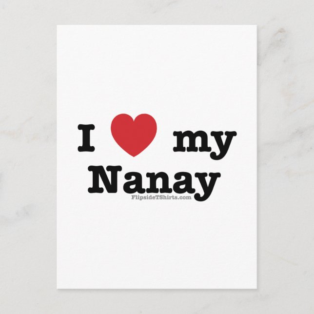 Ich Liebe mein Nanay Postkarte (Vorderseite)