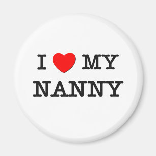 Ich Liebe mein NANNY Magnet