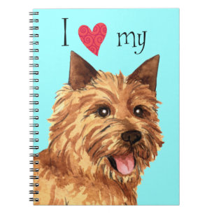 Ich Liebe mein Norwich Terrier Notizblock