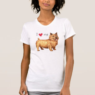 Ich Liebe mein Norwich Terrier T-Shirt