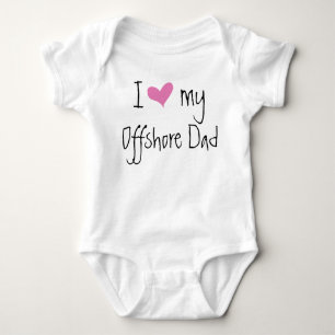 Ich Liebe mein Ölfeld-Vater Baby Strampler