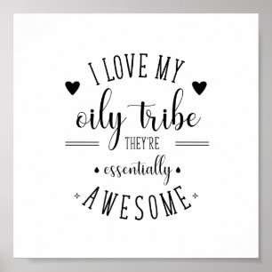Ich Liebe Mein Öly-Stamm-Poster Poster