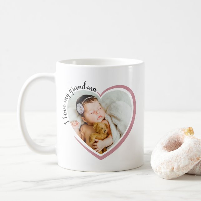 Ich Liebe mein Oma Foto Kaffeetasse (Mit Donut)