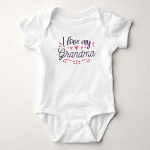Ich Liebe mein Oma Niedliches neues Baby Kleidungs Strampler