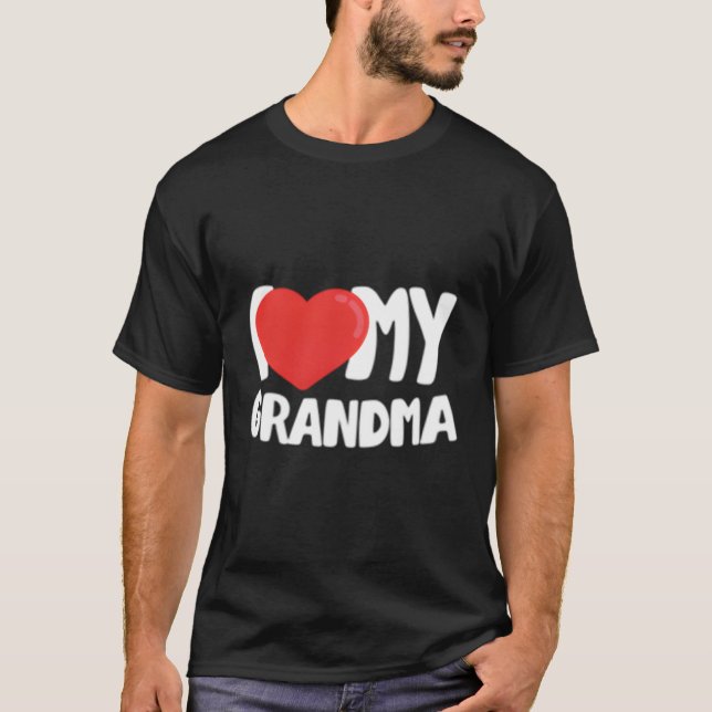 Ich Liebe mein Oma T-Shirt (Vorderseite)