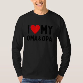 Ich Liebe mein Oma und Opa T-Shirt