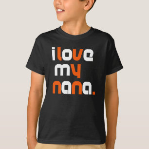 Ich liebe mein Oma Unisex Kinder schwarzes T-Shirt