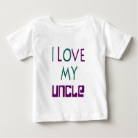 Ich Liebe mein Onkel Baby T-Shirt