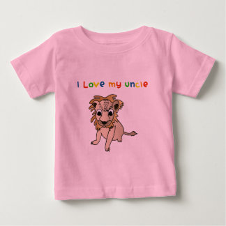 Ich Liebe mein Onkel-Langschläfchen-Baby-Shirt Baby T-shirt