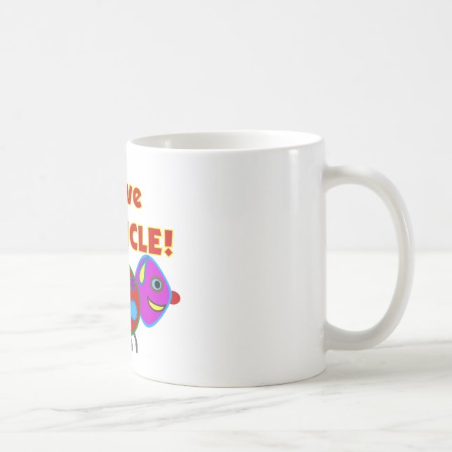 "Ich Liebe mein ONKEL" scherze T - Tasse (Rechts)
