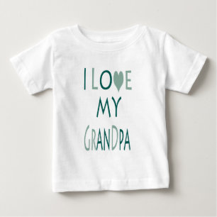 Ich Liebe mein Opa Baby T-Shirt