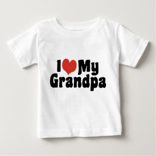 Ich Liebe mein Opa Baby T-shirt