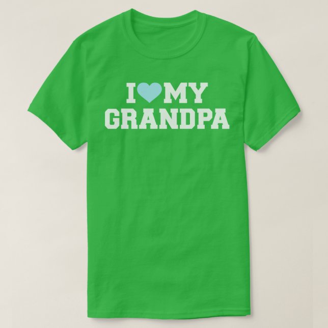Ich Liebe mein Opa T-Shirt (Design vorne)