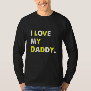 Ich Liebe mein Papa Vater Opa Väter Tag T-Shirts