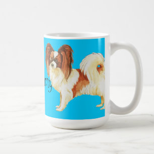 Ich Liebe mein Papillon Tasse
