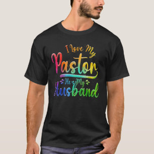 Ich Liebe mein Pastor Er ist mein Ehemann liebt Pa T-Shirt
