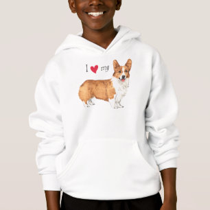 Ich Liebe mein Pembroke Welsh Corgi Hoodie