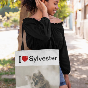 Ich liebe mein personalisiertes Katzenfoto