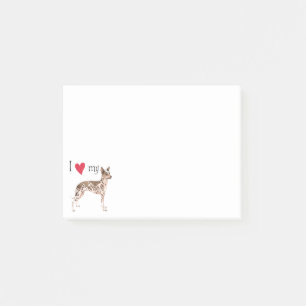 Ich Liebe mein peruanisches Inka Orchid Post-it Klebezettel