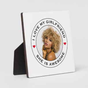 Ich Liebe mein Phantastisches Foto Girlfriend Text Fotoplatte