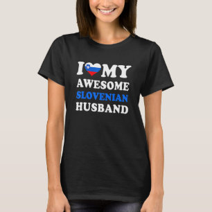 Ich Liebe mein Phantastisches slowenisches Ehemann T-Shirt