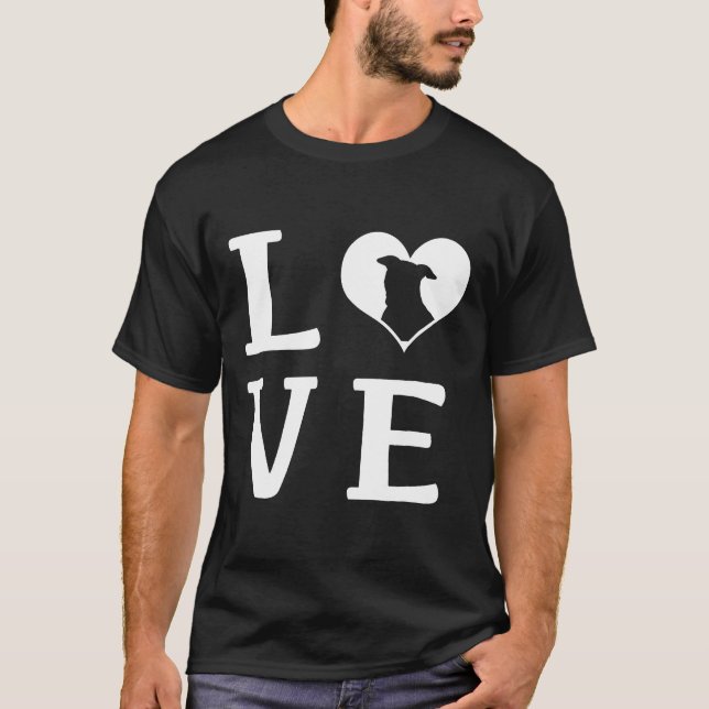 Ich liebe mein Pitbull T-Shirt (Vorderseite)