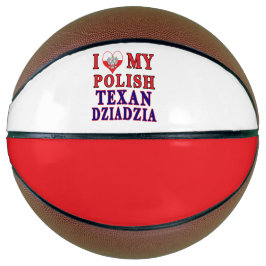 Ich Liebe mein Polnisch Texan Dziadzia Basketball