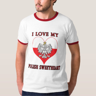 Ich Liebe mein polnischer Liebling T-Shirt