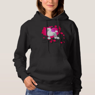 Ich Liebe mein Poodle T- Hoodie