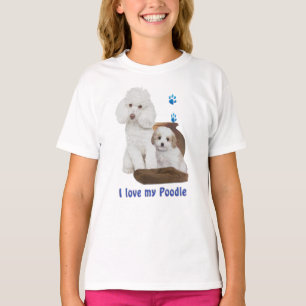 Ich Liebe mein Poodle T-Shirt