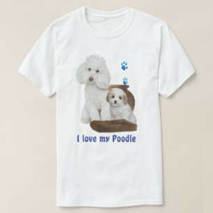 Ich Liebe mein Poodle T-Shirt