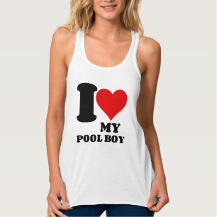 ICH LIEBE MEIN POOL-KÖRPER TANK TOP