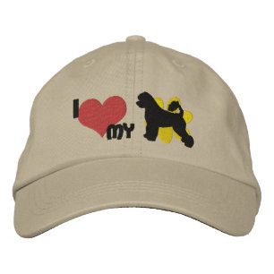 Ich Liebe mein portugiesischer Wasserhund bestickt Bestickte Baseballkappe