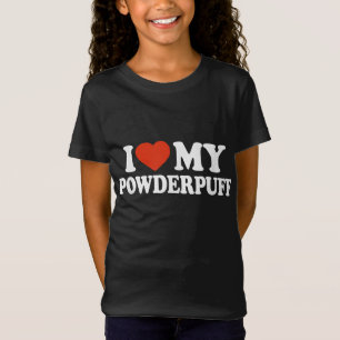 Ich Liebe mein Powderpuff, chinesischer Hund von L T-Shirt