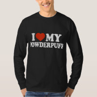 Ich Liebe mein Powderpuff, chinesischer Hund von L