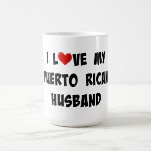 Ich Liebe mein Puerto-Rico-Ehemann Kaffeetasse