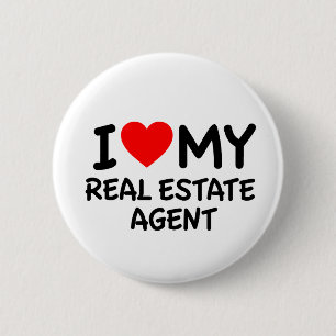 Ich Liebe mein Real Anwesen Agent Button