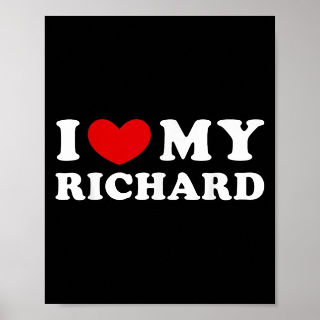 Ich Liebe mein Richard, ich höre meinen Richard Poster (Vorne)