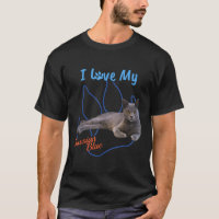 Ich Liebe mein Russisch Blue Best Cat Lover Paw Pr