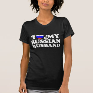 Ich Liebe mein russisches Ehemann T-Shirt