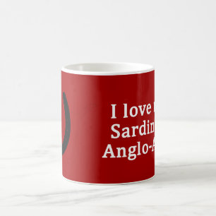 Ich Liebe mein sardisches anglo-arabisches Pferd Kaffeetasse