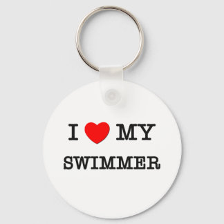 Ich Liebe mein SCHWIMMER Schlüsselanhänger