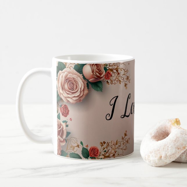 Ich Liebe mein Selbst (ich Liebe mir) Kaffeetasse (Mit Donut)